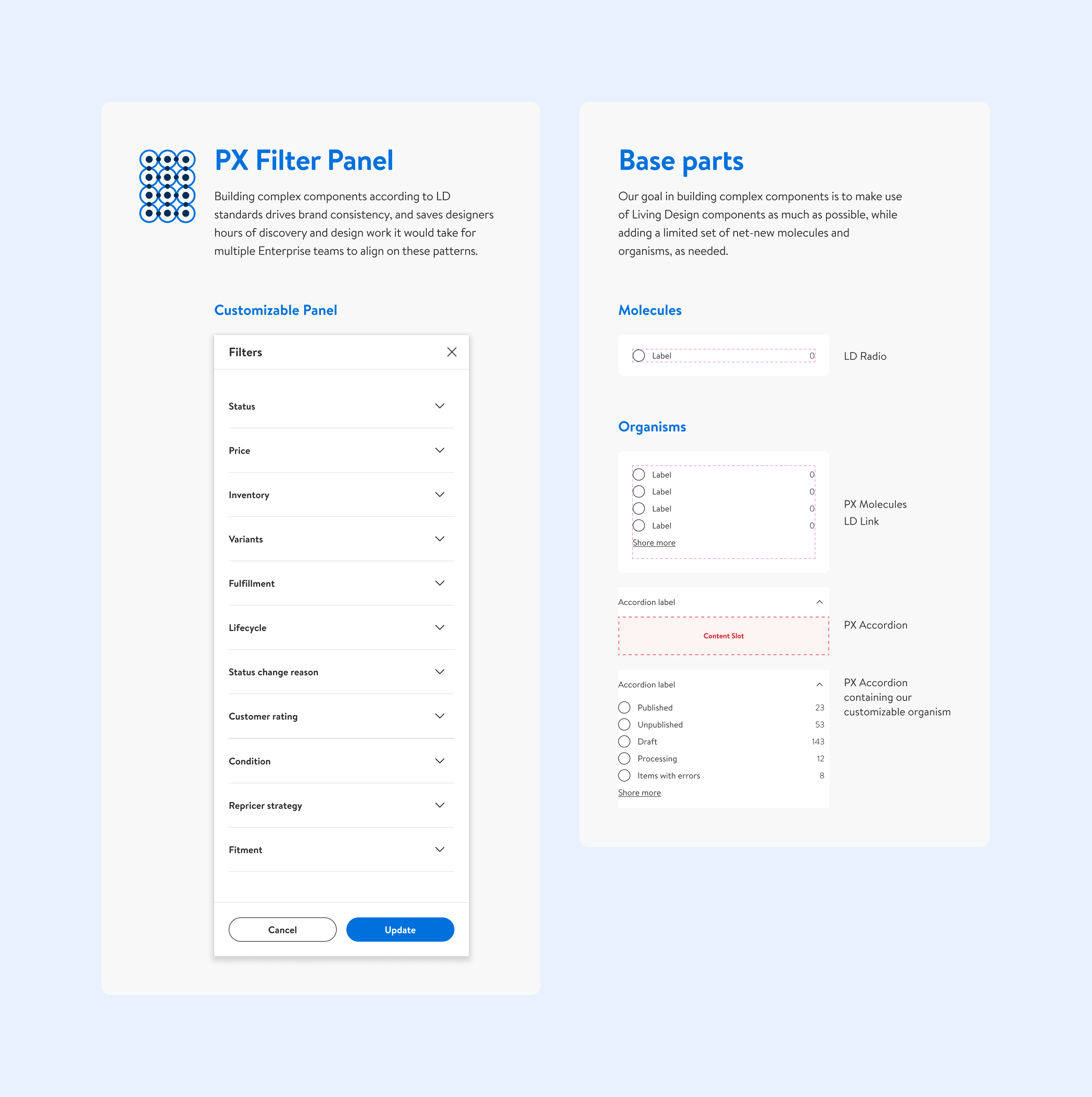 Component construction